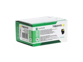 Toner Oryginalny Lexmark CS317DN CS417DN CS517DE 71B2HY0 Żółty