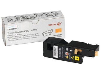 Toner Oryginalny Xerox Phaser 6000 6010 WorkCentre 6015 106R01629 Żółty