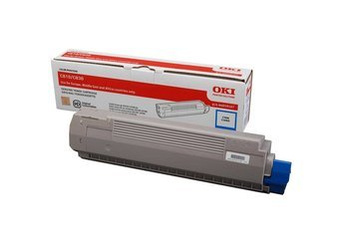 Toner Oryginalny OKI C810N C830N MC851DN MC860 44059107 Niebieski