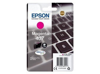 Tusz Oryginalny Epson 407 WorkForce Pro WF-4745DTWF T07U3 Magenta