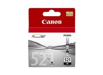 Tusz Oryginalny Canon CLI-521 PIXMA MP540 MX860 iP3600 iP4600 CLI-521BK Foto Czarny