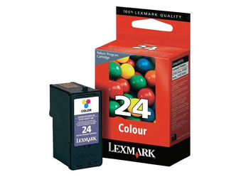 Tusz Oryginalny Lexmark 24 Z1410 Z1420 X3530 X3550 X4530 18C1524E Trójkolorowy