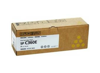 Toner Oryginalny Ricoh Aficio SP C360DNw C360SNw 408191 Żółty