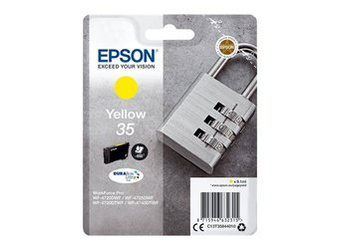Tusz Oryginalny Epson 35 WorkForce Pro WF-4720DWF WF-4725DWF WF-4730DTWFF T3584 Żółty