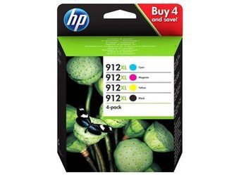 Komplet Tuszy Oryginalnych HP 912XL OfficeJet Pro 8010 8025 8035 3YP34AE