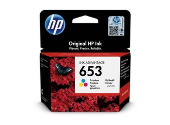 Tusz Oryginalny HP 653 DeskJet Ink Advantage 6075 6475 3YM74AE Trójkolorowy