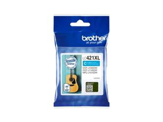 Tusz Oryginalny Brother LC421XL DCP-J1050DW DCP-J1140DW MFC-J1010DW LC421XLC Niebieski
