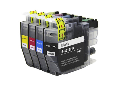 Zgodny Komplet Tuszy do Brother MFC-J2330DW J3930DW J3530DW LC-3617 TO-LC3617