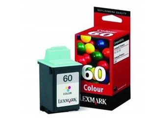 Tusz Oryginalny Lexmark 60 Z12 Z22 Z32 17G0060E Trójkolorowy