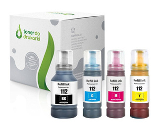 Zgodny Komplet Tuszy Epson 112 EcoTank L11160 L15150 TO-T06C1K