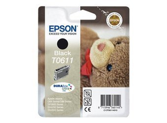 Tusz Oryginalny Epson T0611 Stylus D68 D88 DX3800 DX4200 DX4800 Czarny