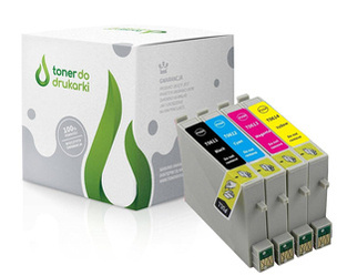 Zgodny Komplet Tuszy do Epson T0615 Stylus D68 D88 DX3800 DX4200 DX4800 TO-T0615