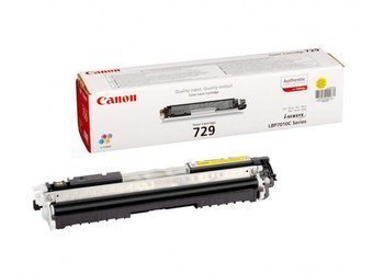 Toner Oryginalny Canon i-SENSYS LBP7010C LBP7018C CRG-729Y Żółty