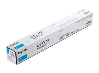 Toner Oryginalny Canon iR Advance C5535i C5540i C5550i C-EXV 51 Niebieski