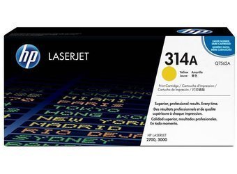 Toner Oryginalny HP Color LaserJet 2700 3000 3000DTN 314A Q7562A Żółty