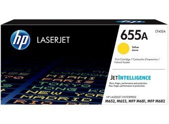 Toner Oryginalny HP Color LaserJet Enterprise M652DN M653DN M681Z M682Z 655A CF452A Żółty