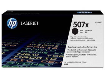 Toner Oryginalny HP LaserJet Enterprise 500 color M551dn M551xh M575dn 507X CE400X Czarny