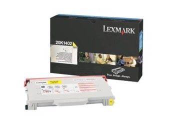 Toner Oryginalny Lexmark C510 C510dtn 20K1402 Żółty