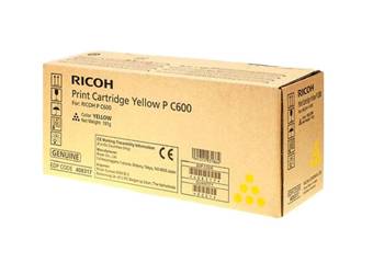 Toner Oryginalny Ricoh Aficio P C600 408317 Żółty