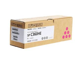 Toner Oryginalny Ricoh Aficio SP C360DNw C360SNw 408186 Magenta