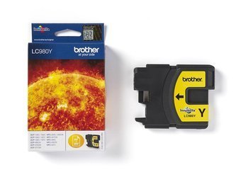 Tusz Oryginalny Brother LC980 DCP-195C DCP-145C DCP-375CW DCP-165C MFC-250C LC980Y Żółty