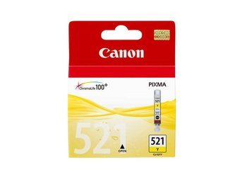 Tusz Oryginalny Canon CLI-521 PIXMA MP540 MX860 iP3600 iP4600 CLI-521Y Żółty