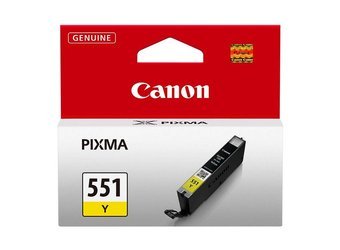 Tusz Oryginalny Canon CLI-551 PIXMA iP7250 iP8750 MG5450 MG7150 MX725 CLI-551Y Żółty
