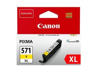 Tusz Oryginalny Canon CLI-571XL PIXMA MG5750 TS5050 TS5055 MG7750 MG6850 CLI-571Y XL Żółty
