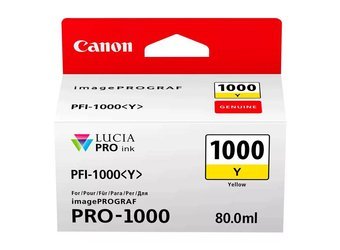 Tusz Oryginalny Canon PFI-1000 iPF Pro-1000 PFI-1000Y Żółty