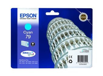 Tusz Oryginalny Epson 79 WorkForce Pro WF-4630 WF-4640 WF-5110 WF-5190 T7912 Niebieski