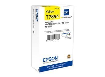 Tusz Oryginalny Epson 79XXL WorkForce Pro WF-5110 WF-5190 WF-5620 WF-5690 T7894 Żółty