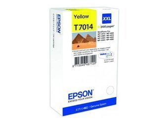 Tusz Oryginalny Epson T7014 WorkForce Pro WP-4015 WP-4025 WP-4095 WP-4515 Żółty