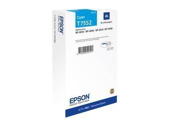 Tusz Oryginalny Epson T7552 WorkForce Pro WF-8010 WF-8510 WF-8590 Niebeski