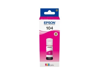 Tusz Oryginalny Espon 104 EcoTank ET-2710 ET-2820 ET-4800 ET-14100 Magenta