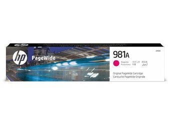 Tusz Oryginalny HP 981 Color PageWide Enterprise MFP 586z 586dn J3M69A Magenta