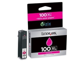 Tusz Oryginalny Lexmark 100XL Intuition S505 Pinnacle Pro901 Genesis S815 Impact S305 14N1070E Magenta